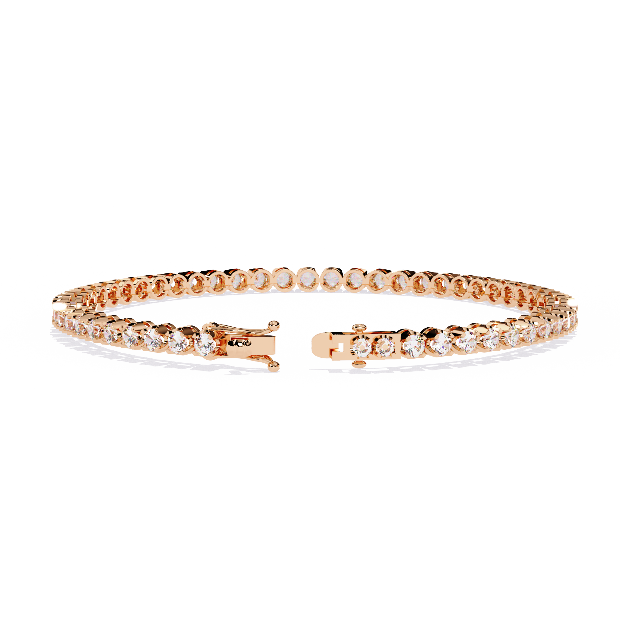 Solitairekart 2.62ct Lab Grown Diamond Tennis Bracelet